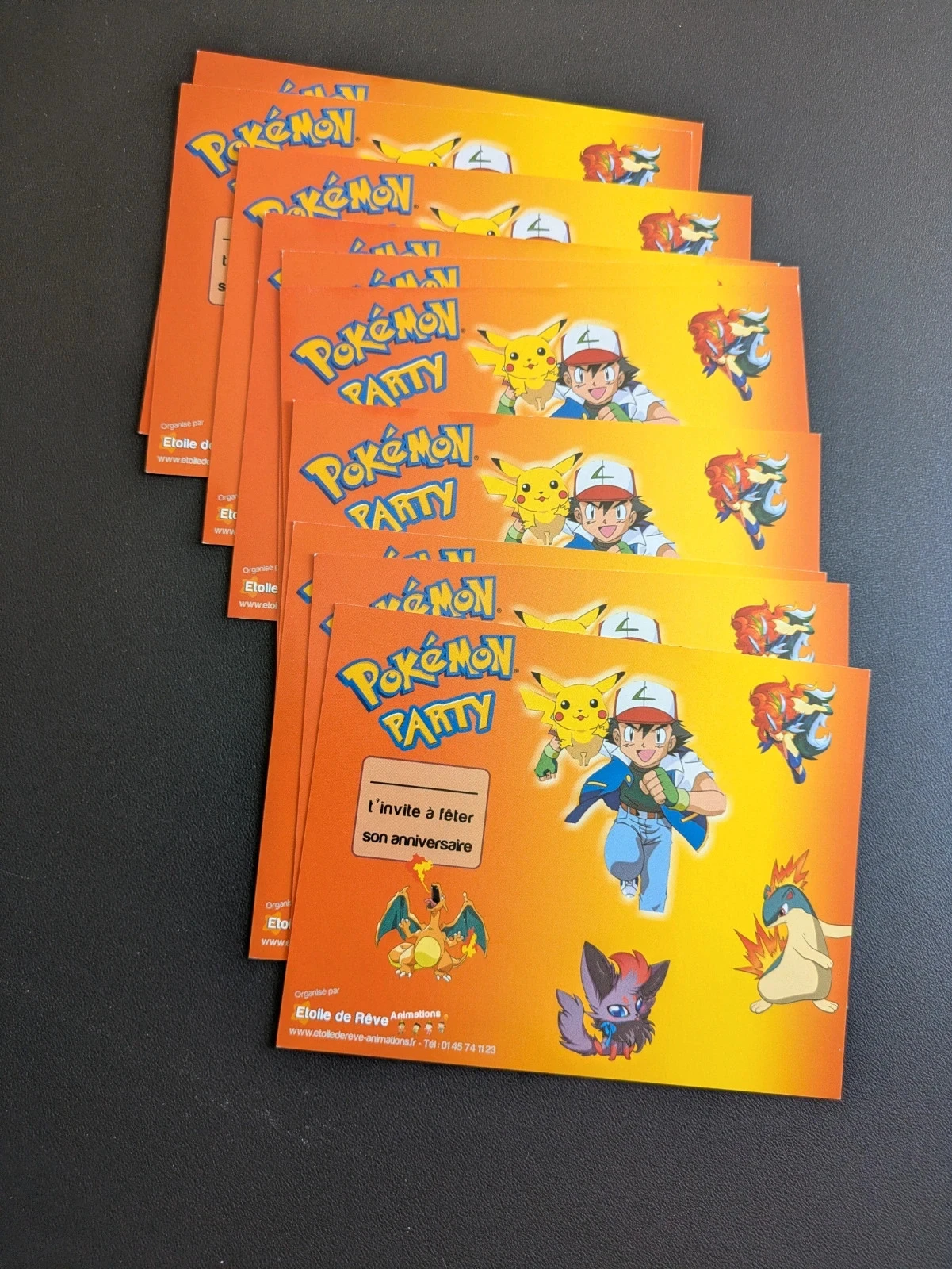 Ten Pokémon invitation boxes – photo 3